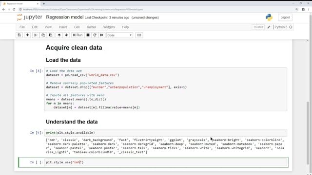 Build and Evaluate a Regression Model - Train a Supervised Machine ...