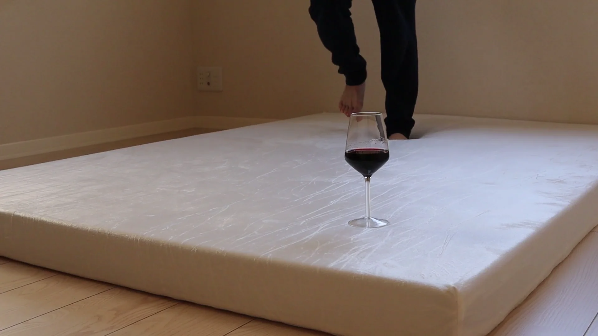 モットンマットレスセミダブル140N 本体、ベルト、カバーセット