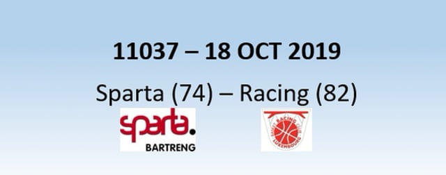 N1H 11037 Sparta Bertrange (74) - Racing Luxembourg (82) 18/10/2019
