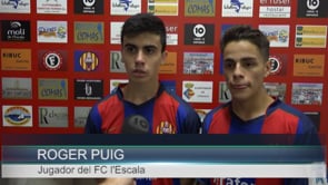 El FC l'Escala visita el camp del Palamós