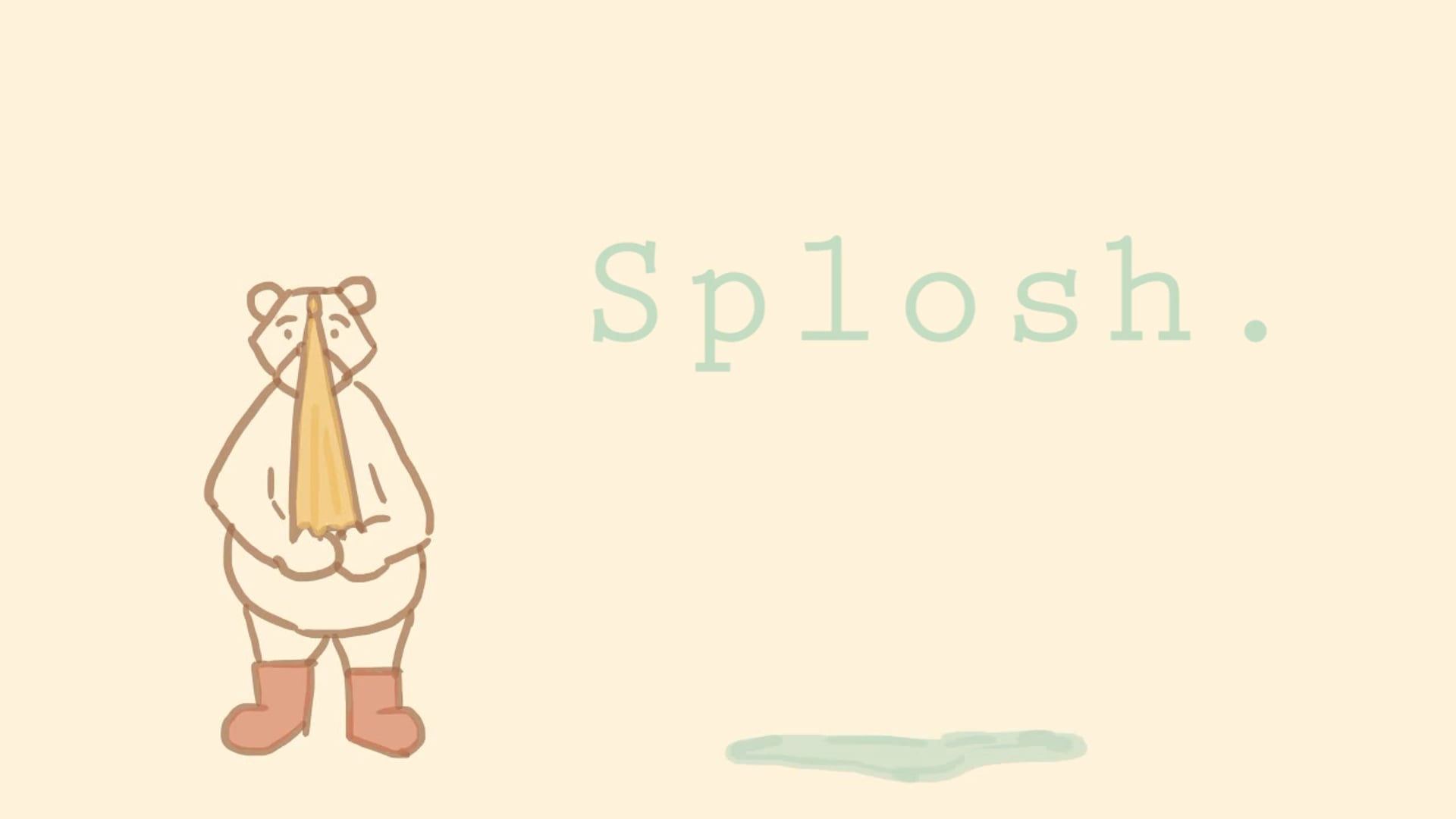Splosh.