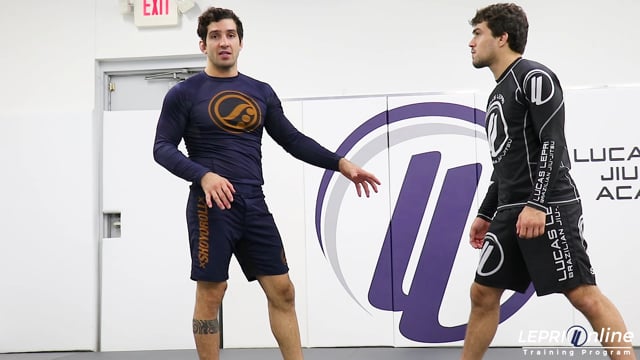Arm Drag to Ankle Trap Takedown to Side Control
