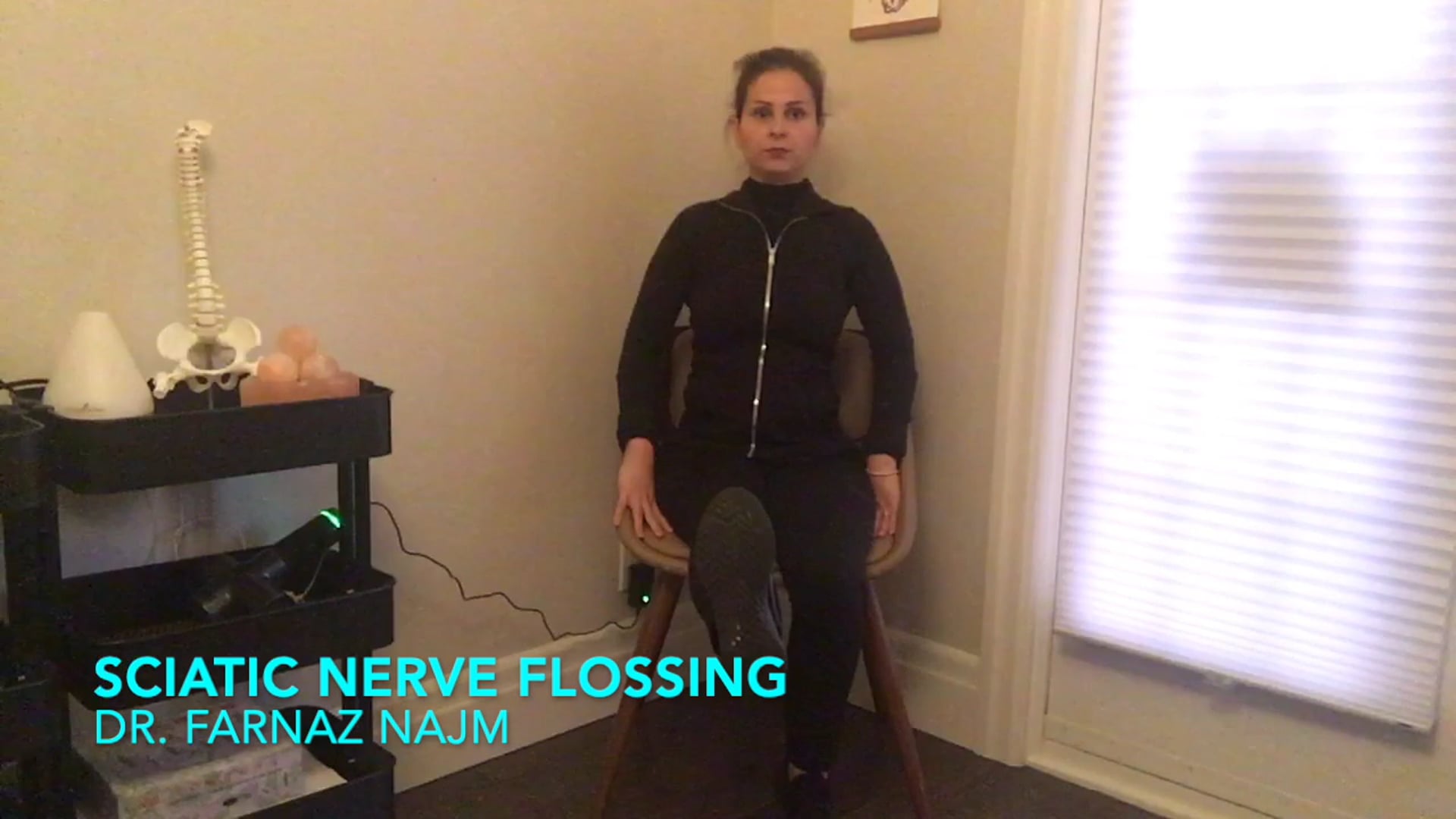 Sciatic Nerve Flossing By Dr. Farnaz Najm