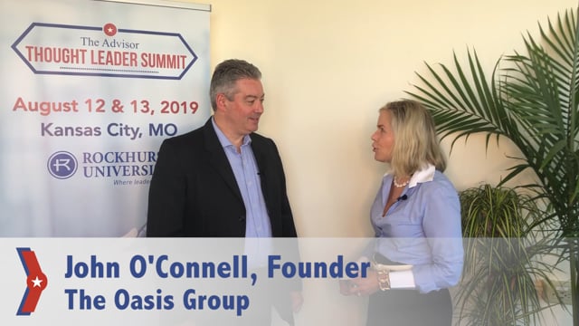 John O'Connell Speaks with Pam Krueger at the Advisor Thought Leader Summit