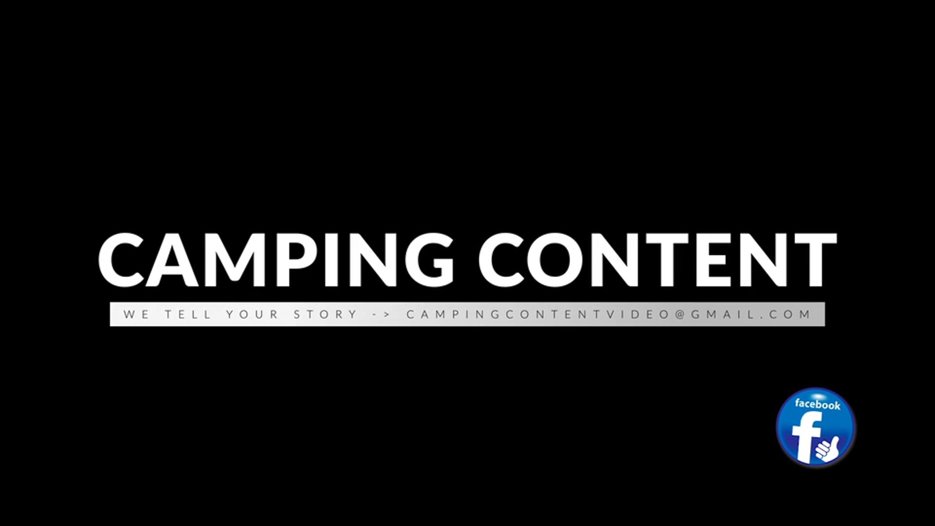 Camping Content Video production