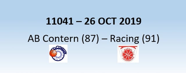 N1H 11041 AB Contern (87) - Racing Luxembourg (91) 26/10/2019