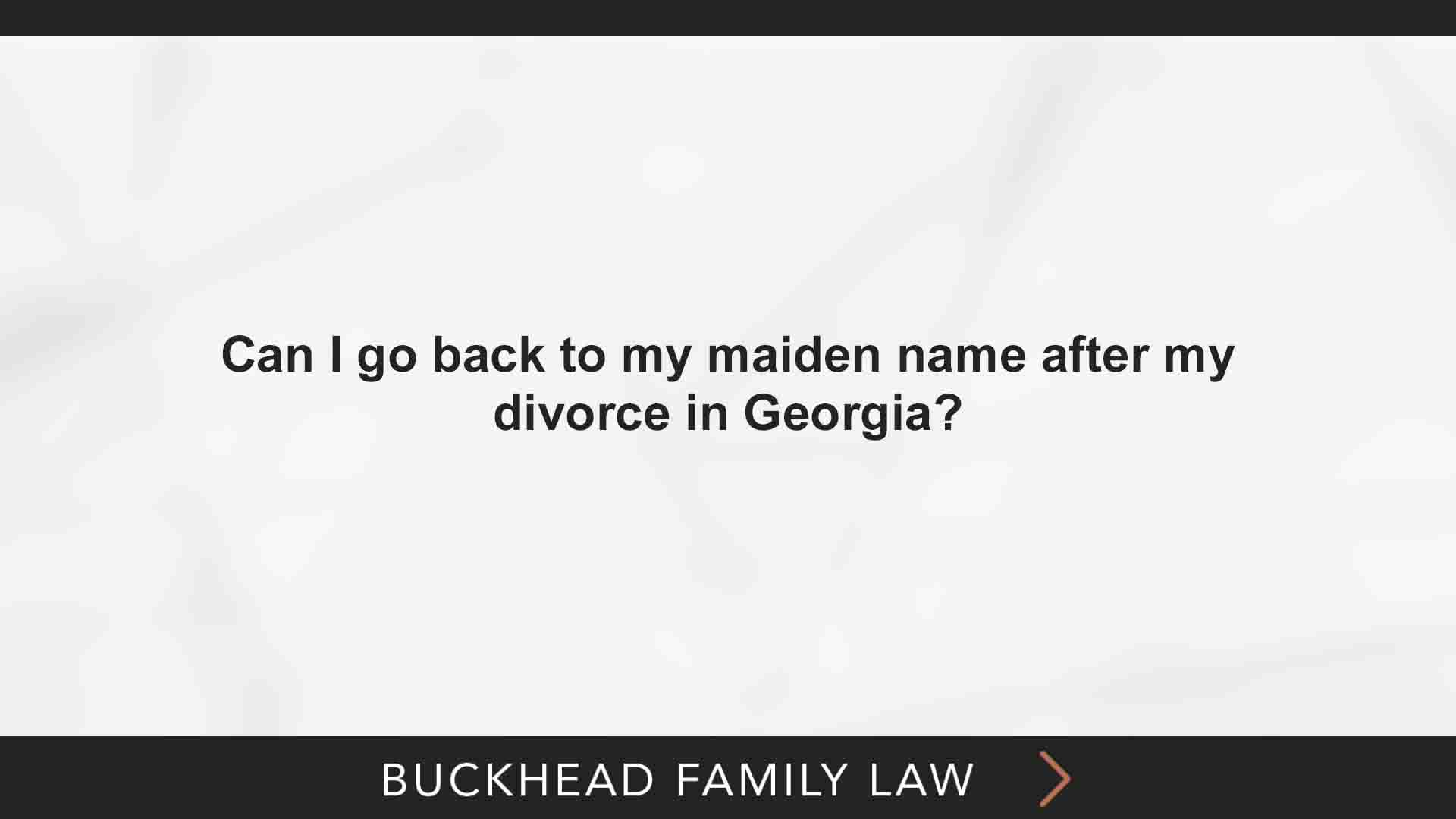 can-i-go-back-to-my-maiden-name-after-my-divorce-in-georgia-on-vimeo