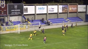 Primera victòria de la història de l'Escala al camp del Palamós (3-4)