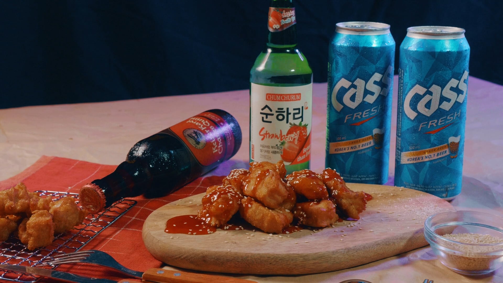 【弘大年糕X炸雞】產品形象