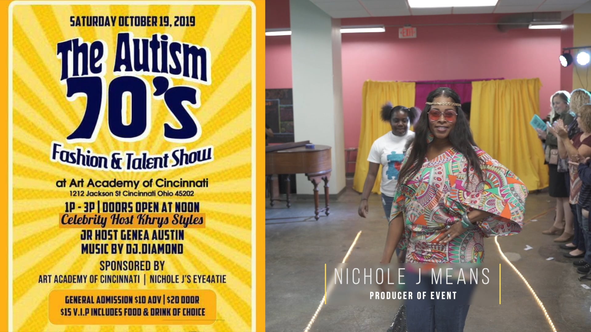 The Autism 70s Fashion & Talent Show*