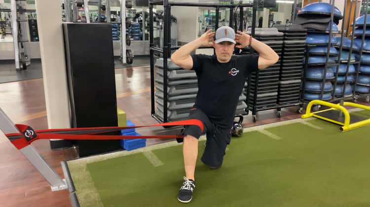 Resistance Band Tricep Extension on Vimeo