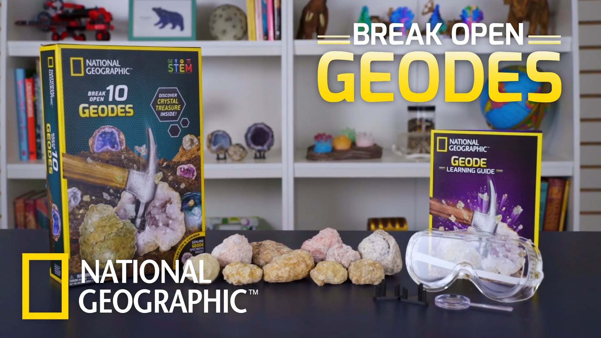 Break Open Geodes - National Geographic On Vimeo