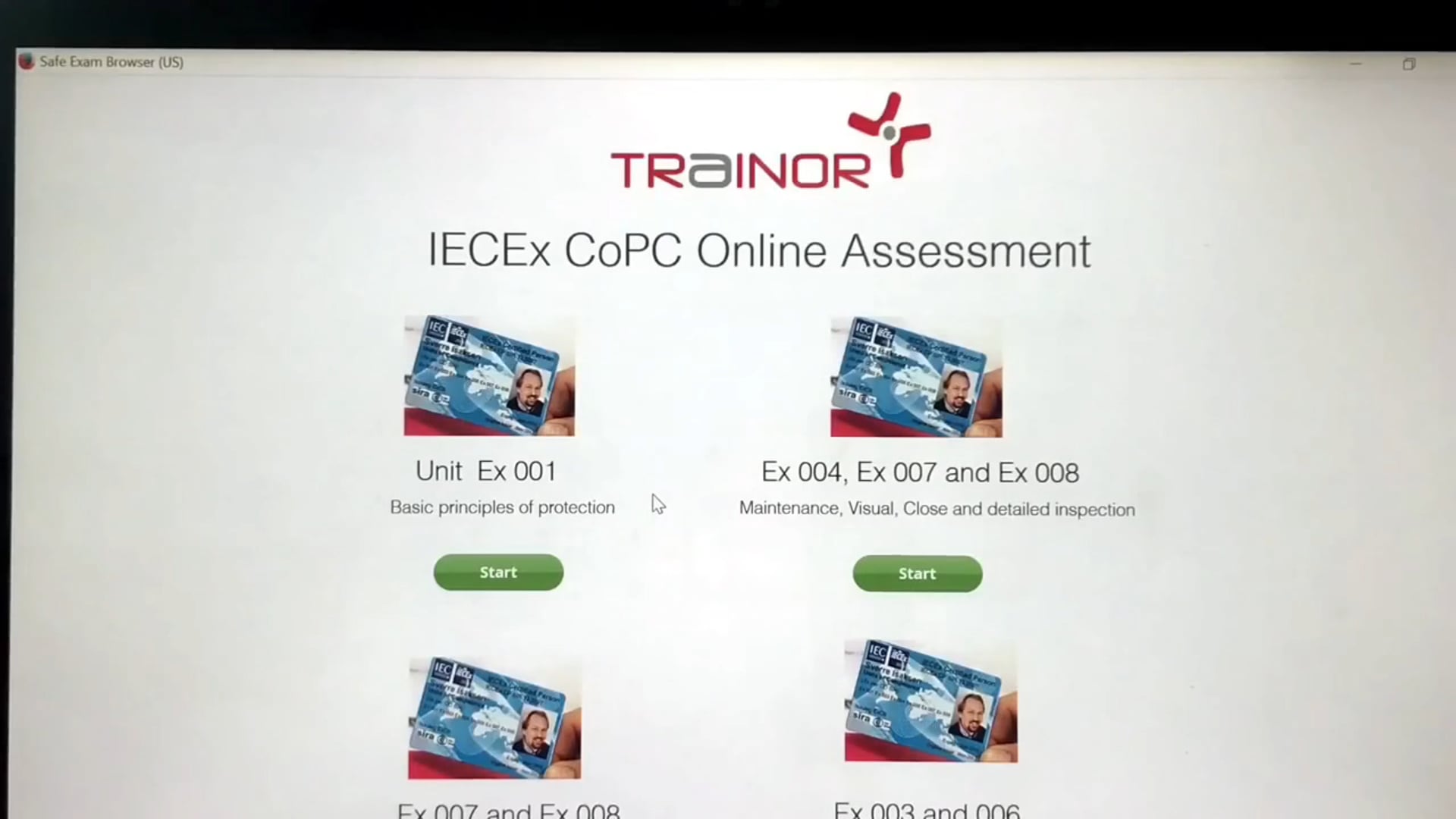 How to take CoPC online exam