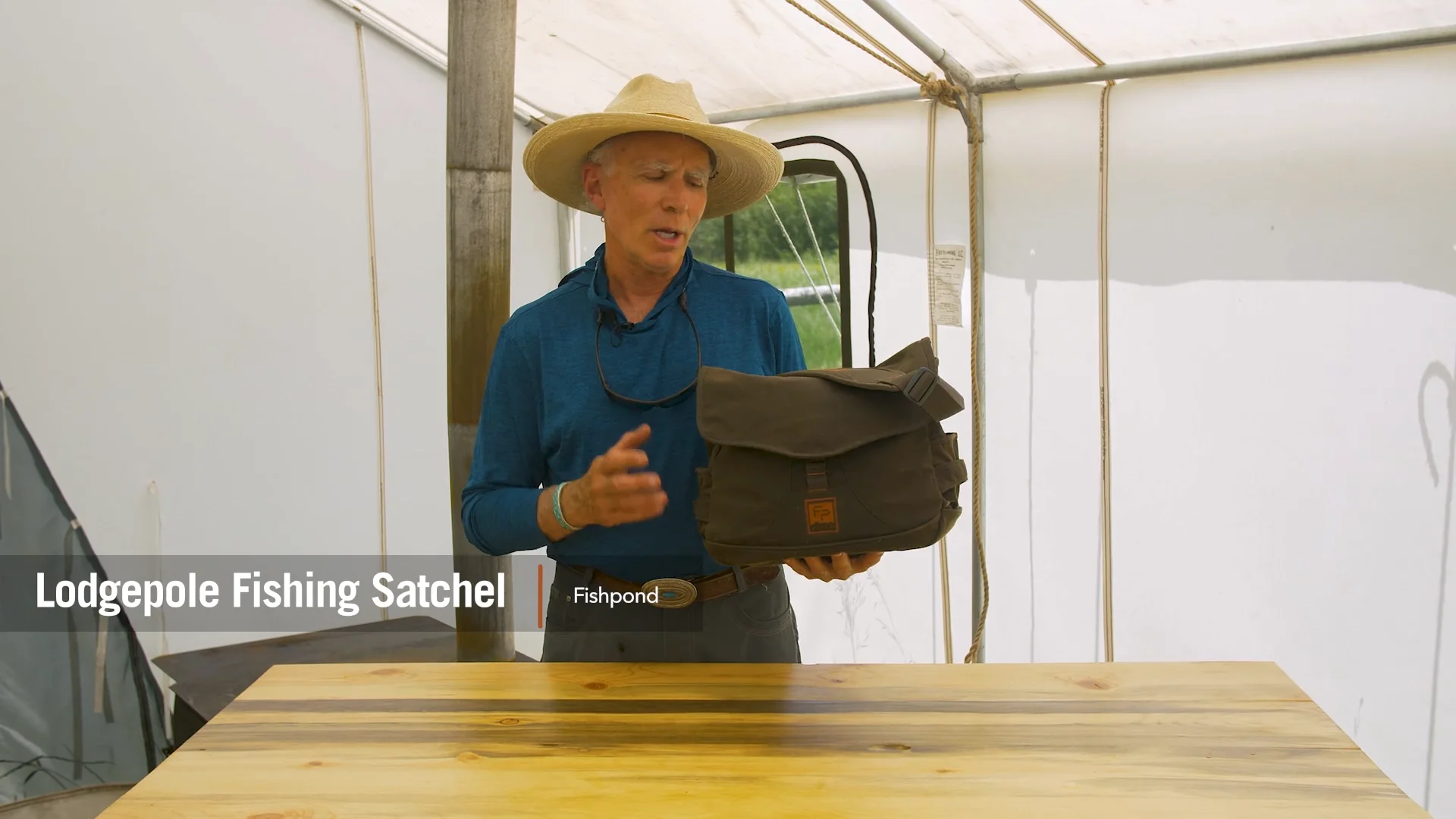 Fishpond Lodgepole Fishing Satchel on Vimeo