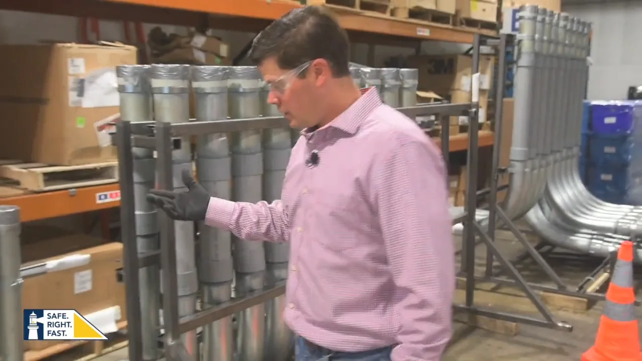 Underground Conduit Rack Stub-Ups Part 2