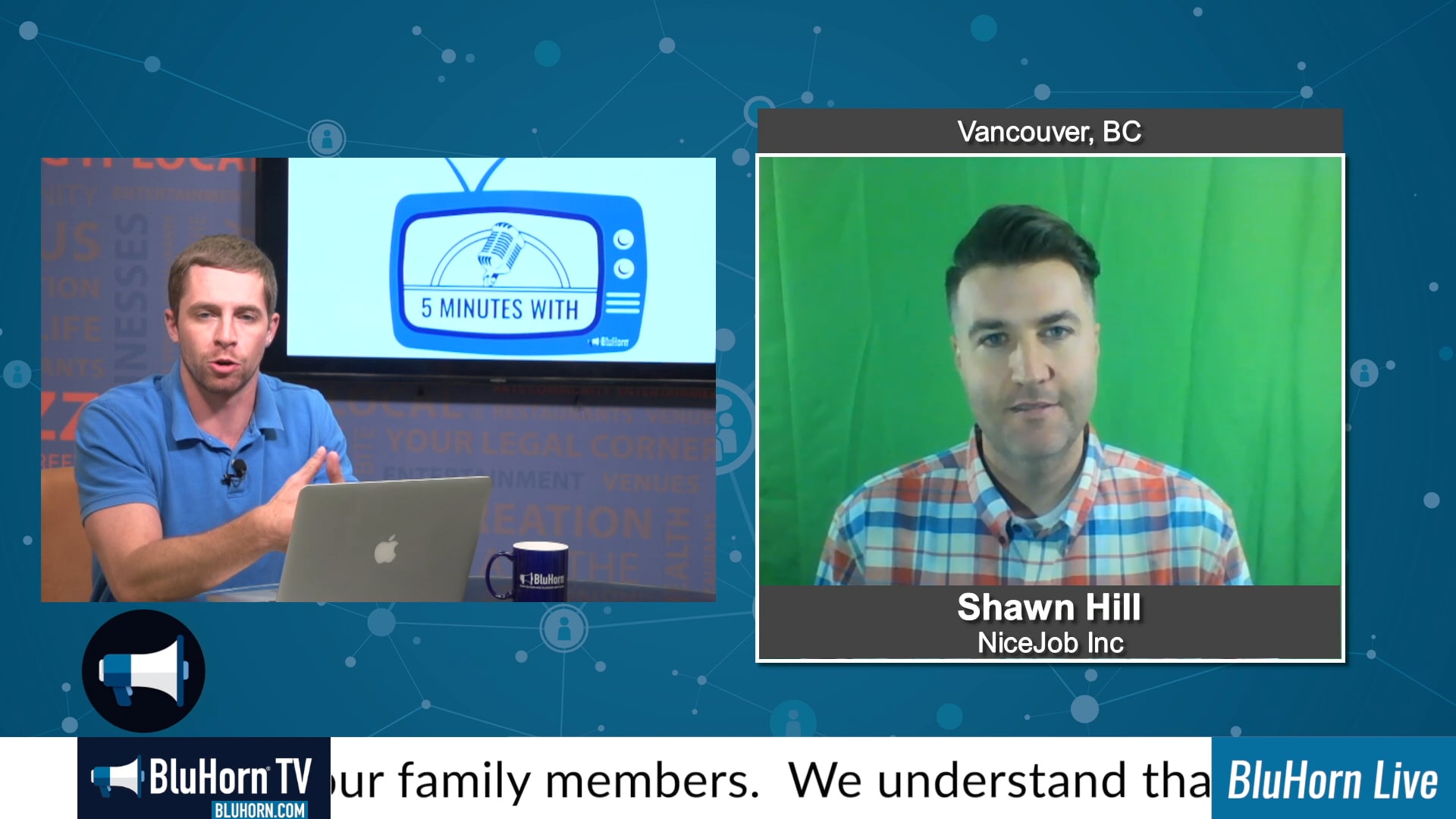 BluHorn TV "5 Minutes With" Shawn Hill from NiceJob Inc on Vimeo