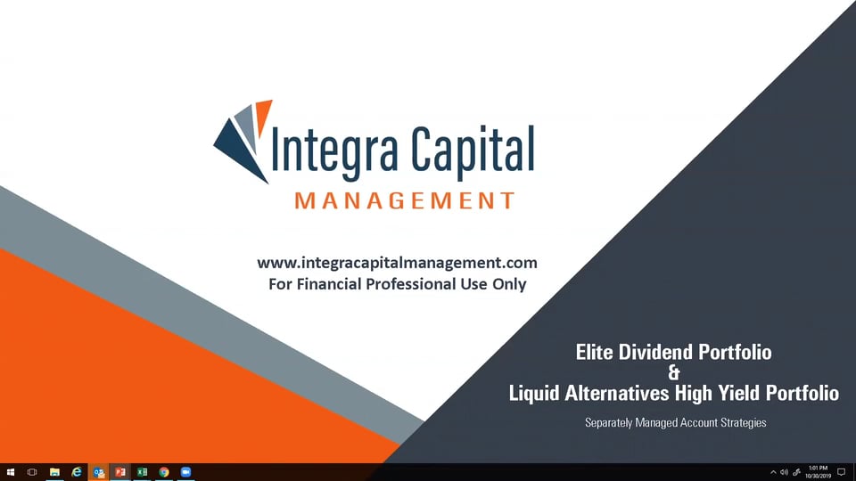 Quarterly Webinar - Integra Capital Management on Vimeo