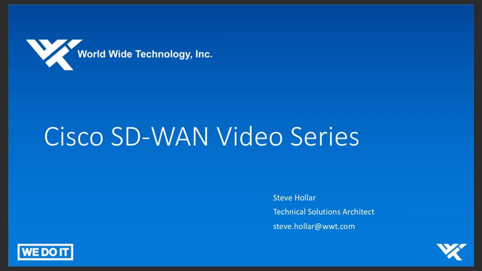 Cisco SD-WAN (Viptela): Module 7 - Software Upgrade