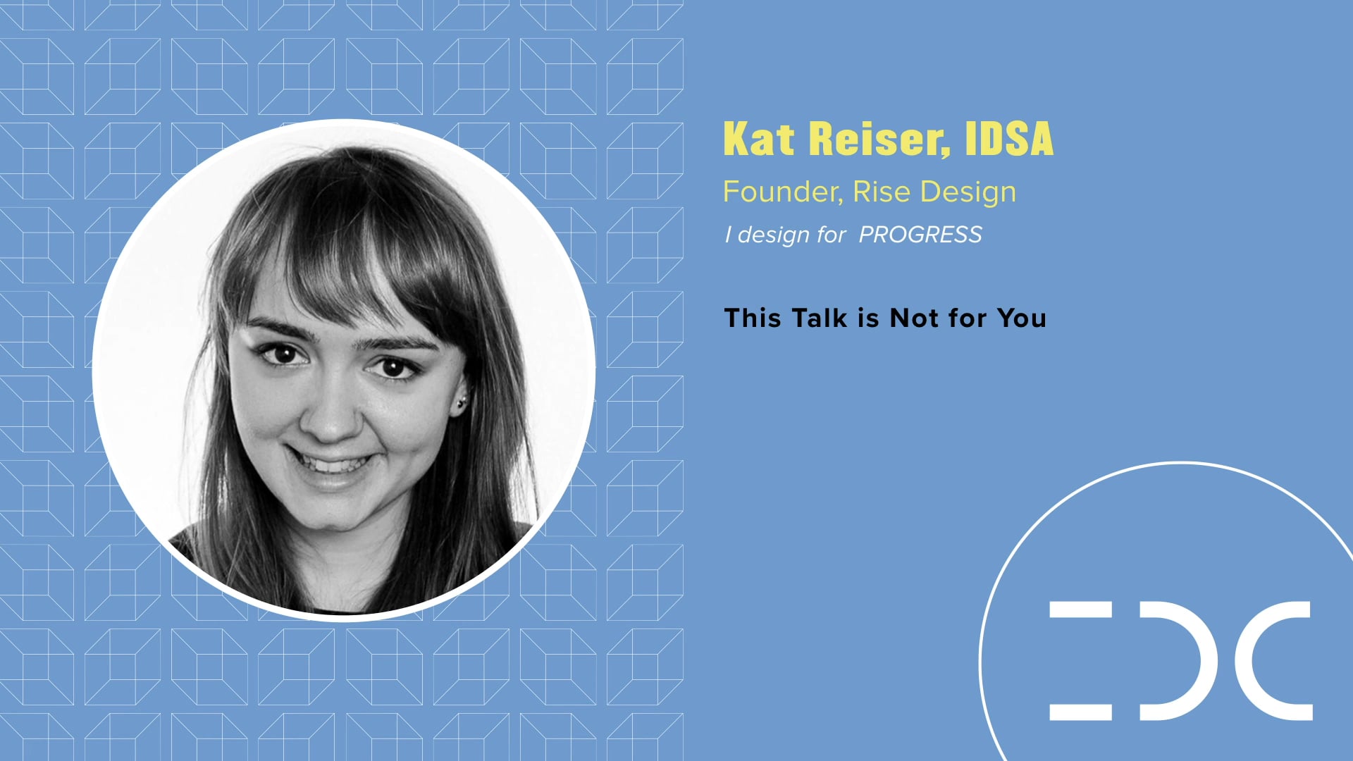 Kat Reiser - This Talk Is Not For You
