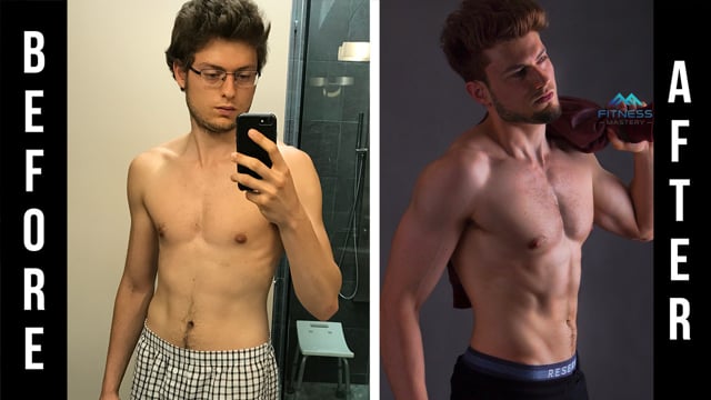Emmanuel, 21, before and after