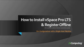 vSpace Pro LTS installation video