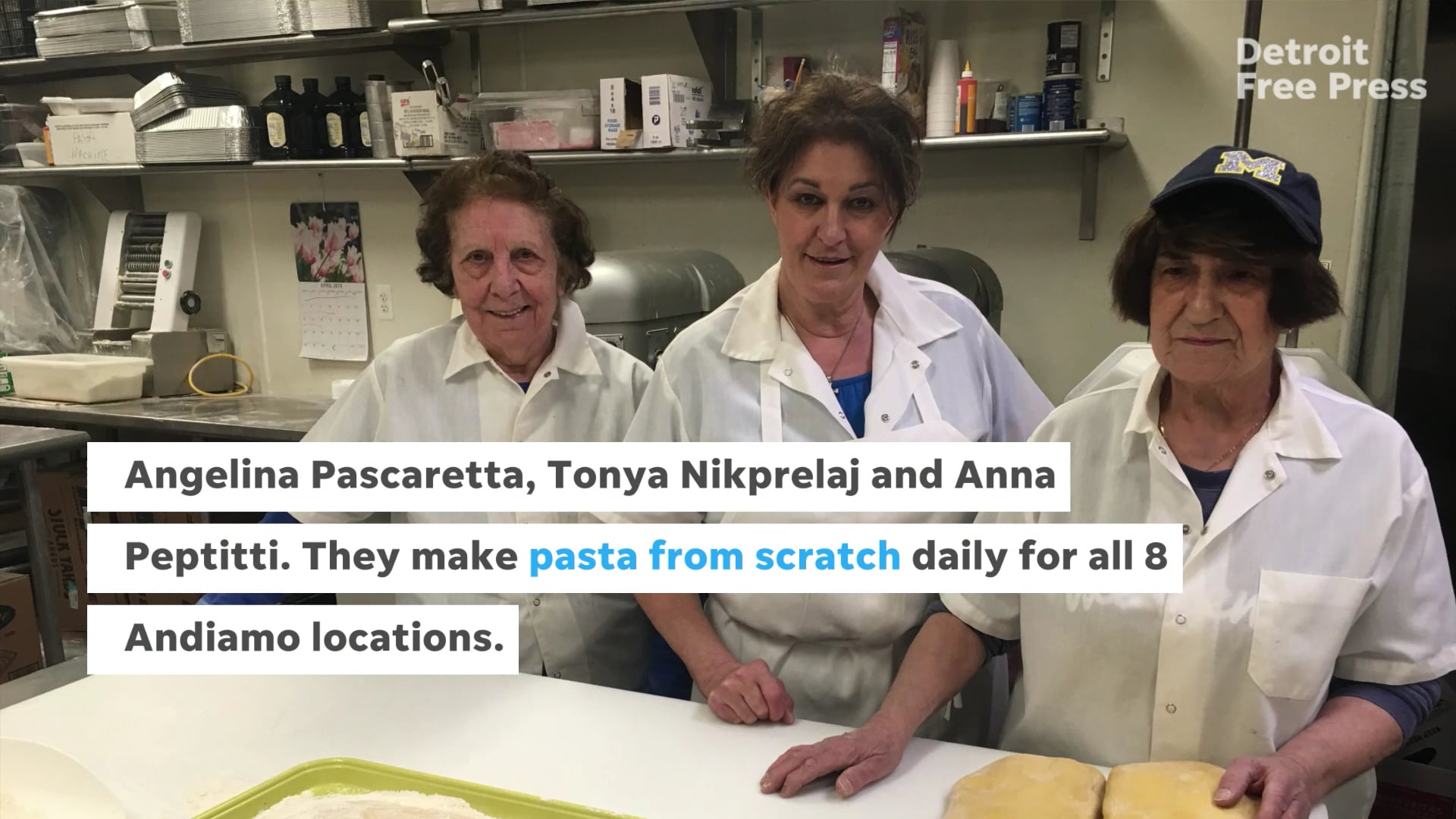 Meet the 3 Women, who hand make all the pastas for Andiamo Restaurants