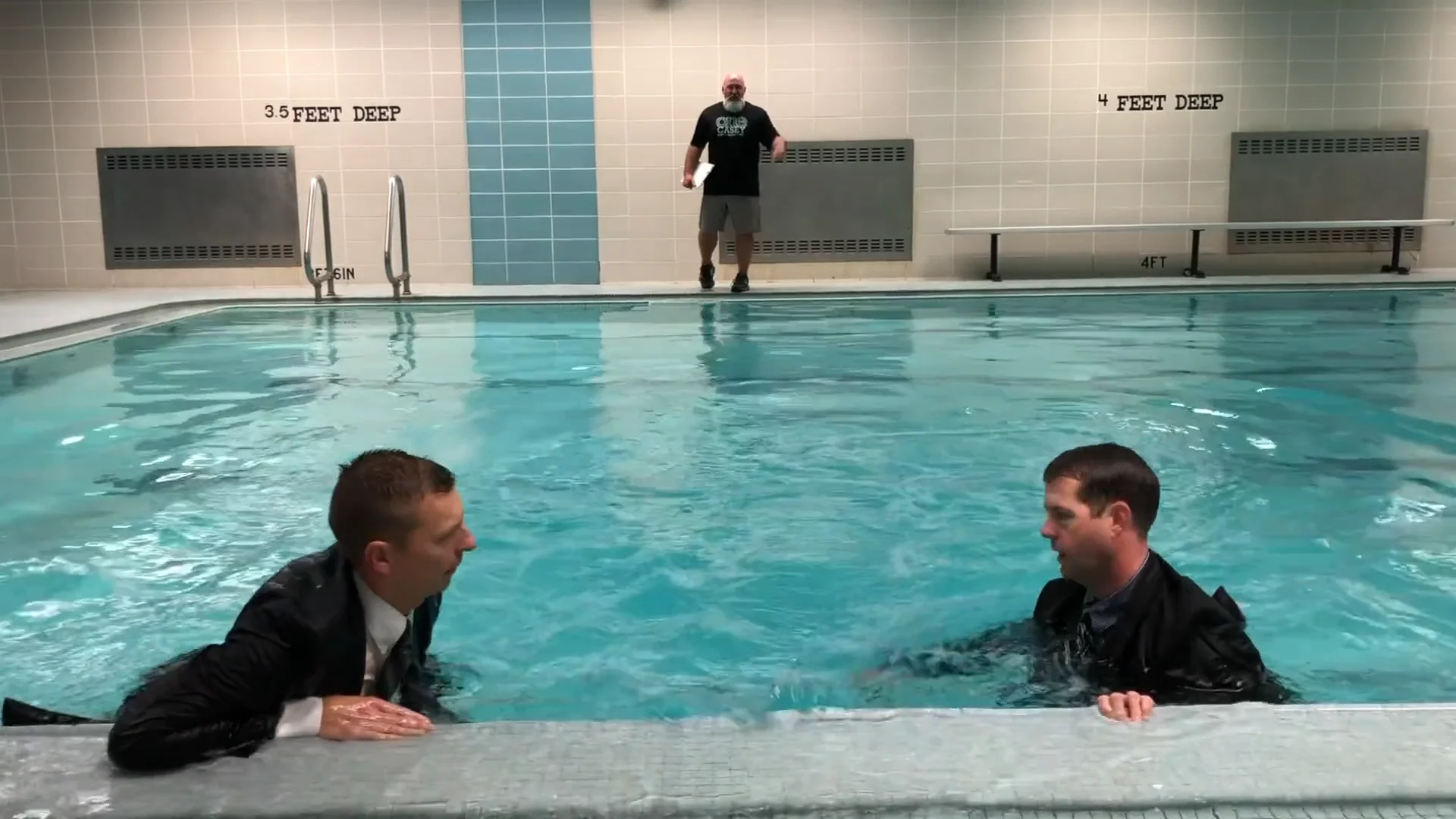 Principal Pool Jump - Behind the Scenes on Vimeo