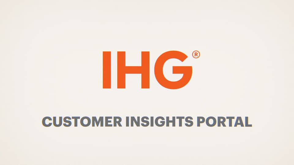 IHG Customer Insights Portal on Vimeo