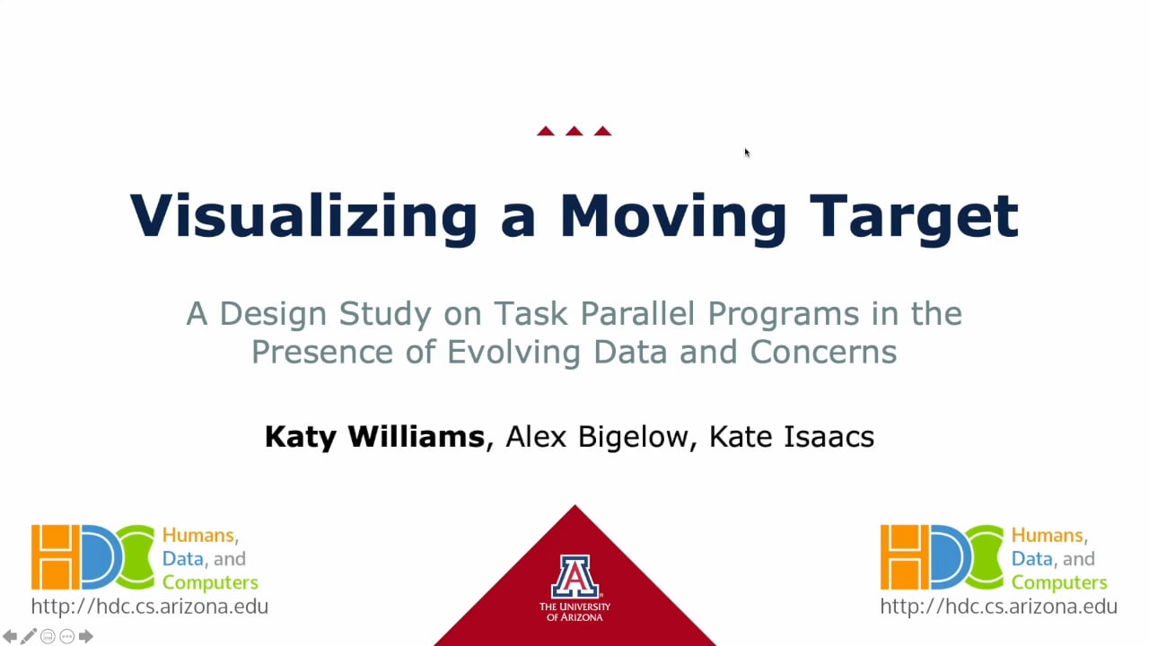 InfoVis 2019: Visualizing a Moving Target: A Design Study on Task Parallel  Programs in the Presence of Evolving Data and Concern