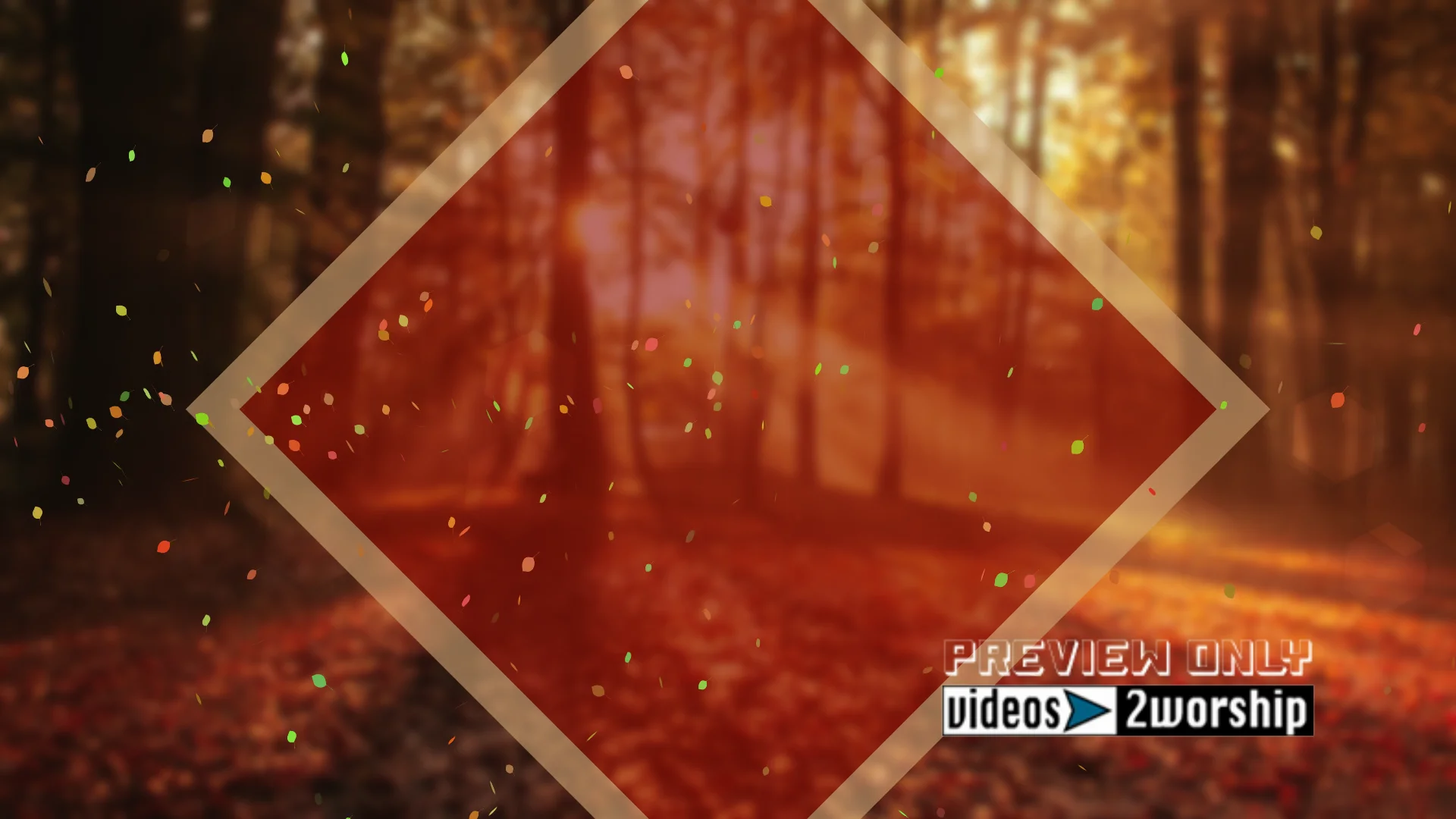 Autumn Thanksgiving Fall Motion Loop, image size:1920x1080