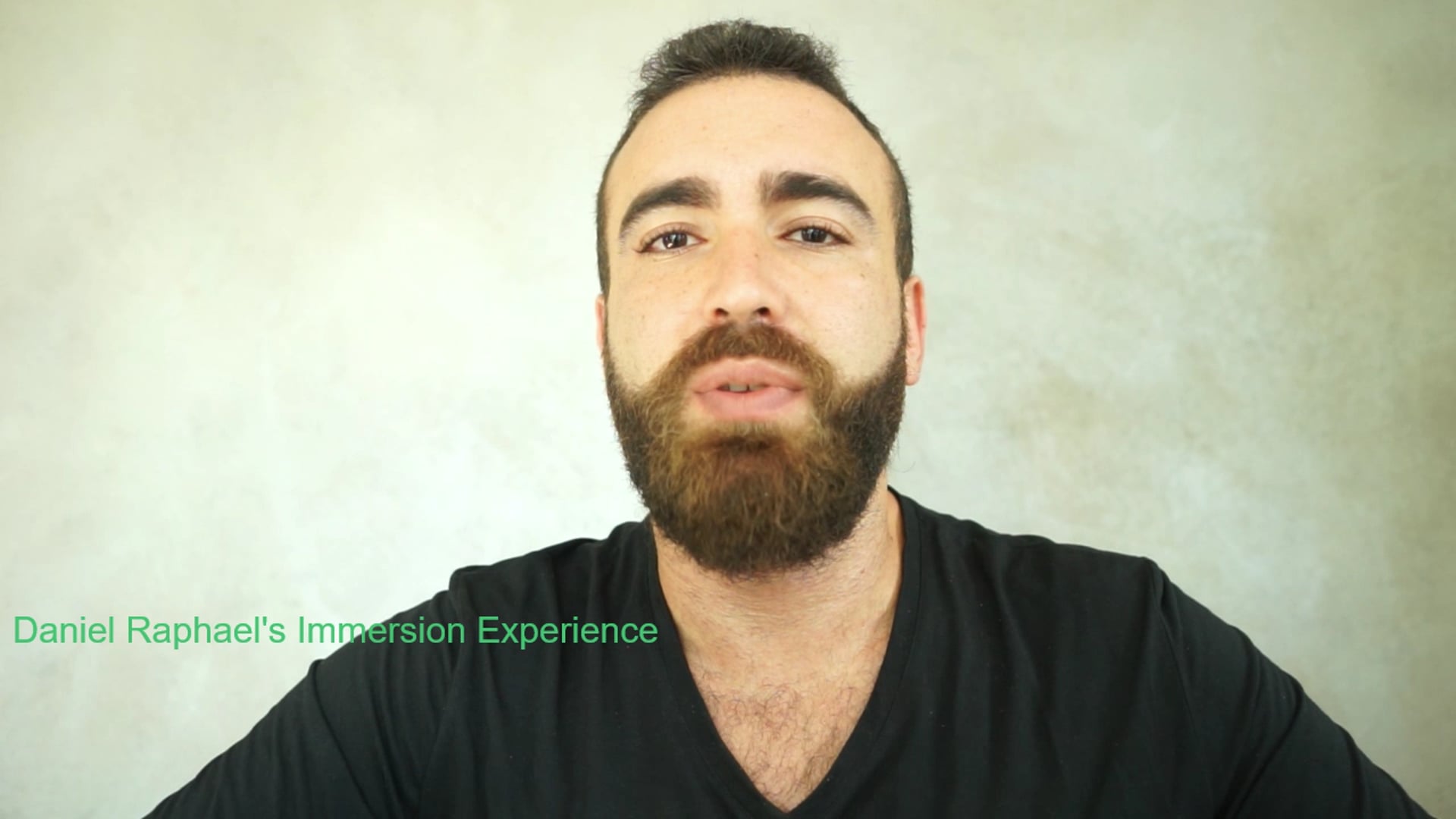 Daniel's Immersion Experience Part 1