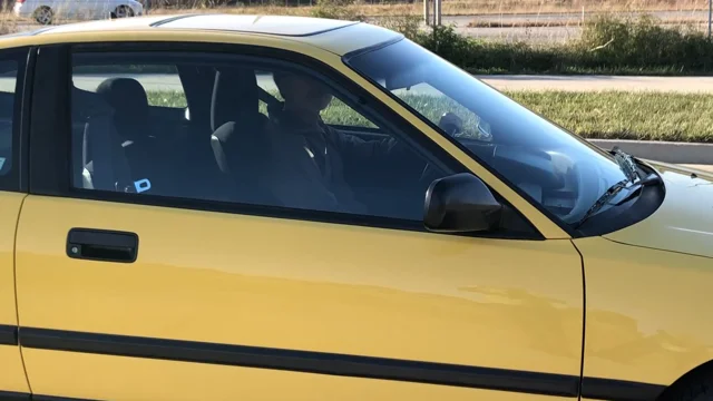 Barbados Yellow Project: 1990 Honda CRX Si