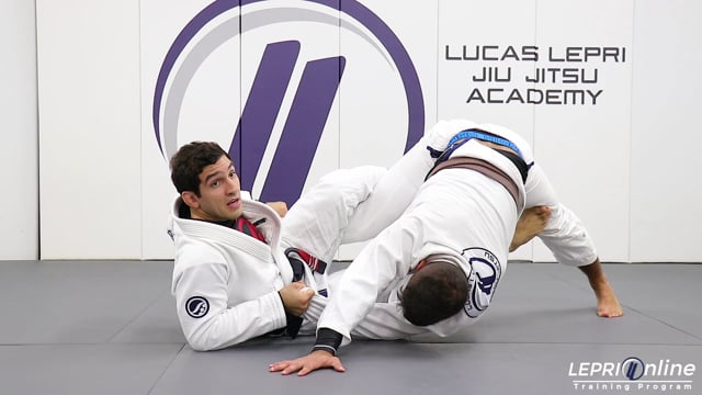 Spider Guard to De La Riva Sweep to Side Control