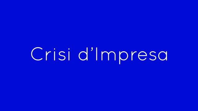 crisi d'impresa, bluenext