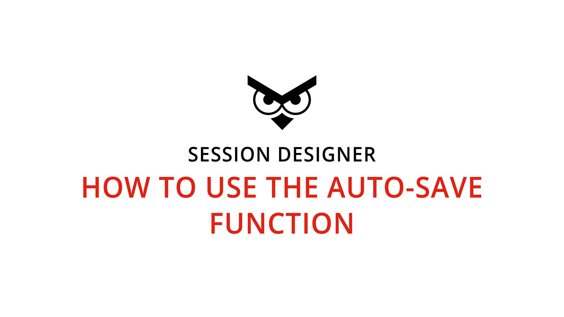 Session Designer - How to use auto-save function | Videos & Movies on Vimeo
