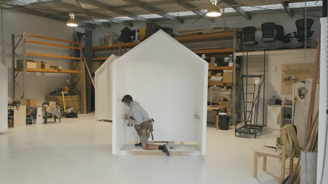 How to Install the Wooden Pegboard