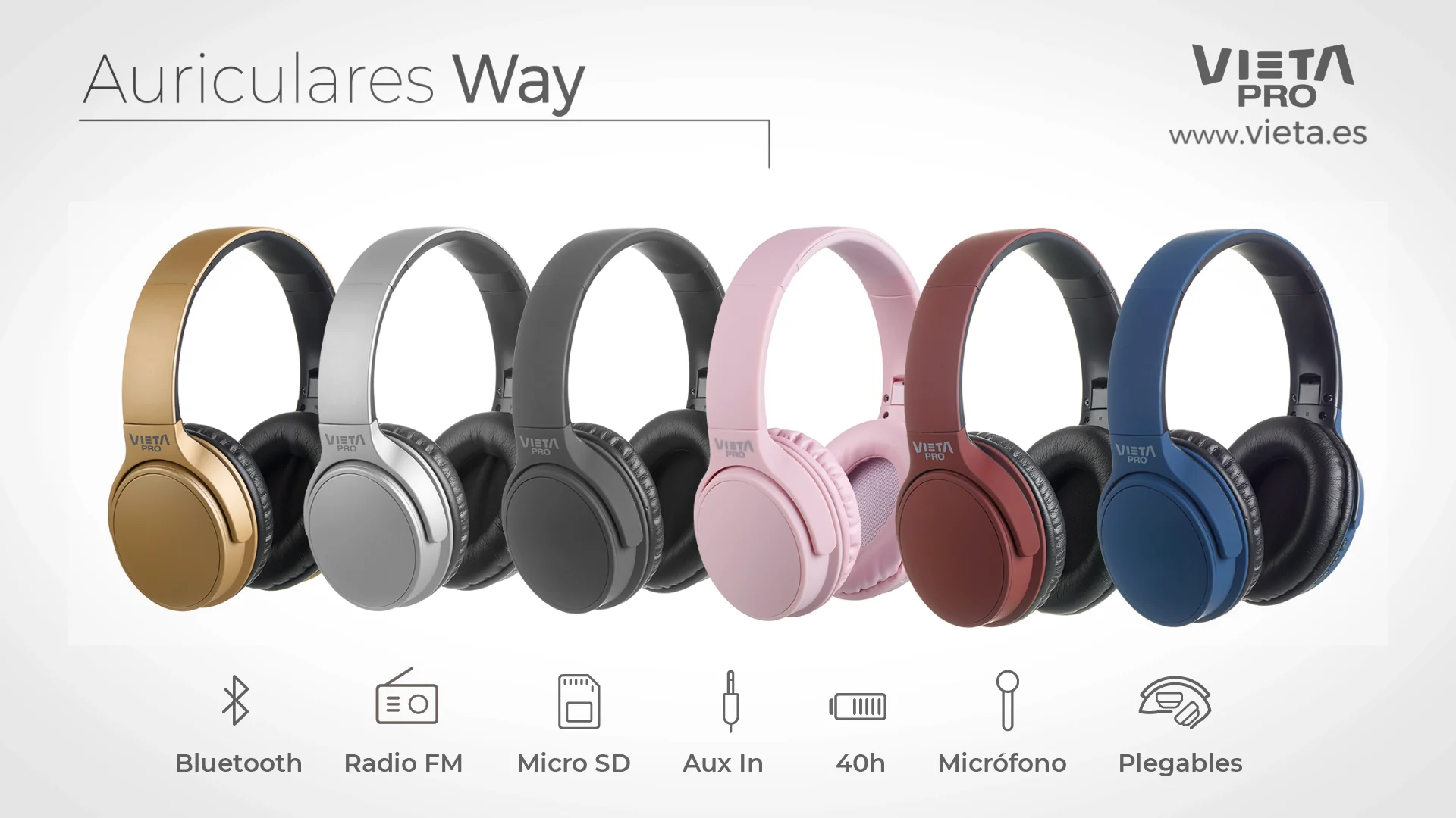 Auriculares vieta pro way hot sale