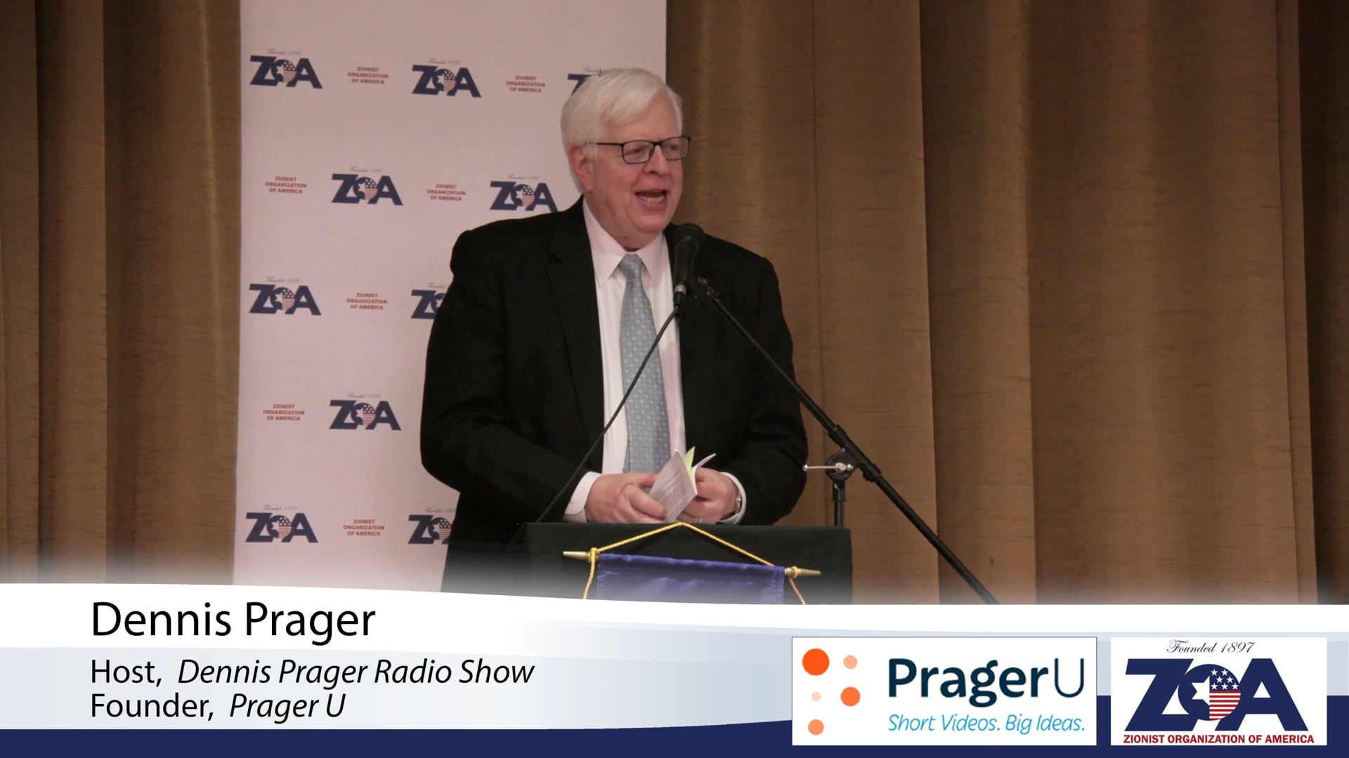 Dennis Prager - Adat Shalom Synagogue (Detroit, MI) - 11.3.19