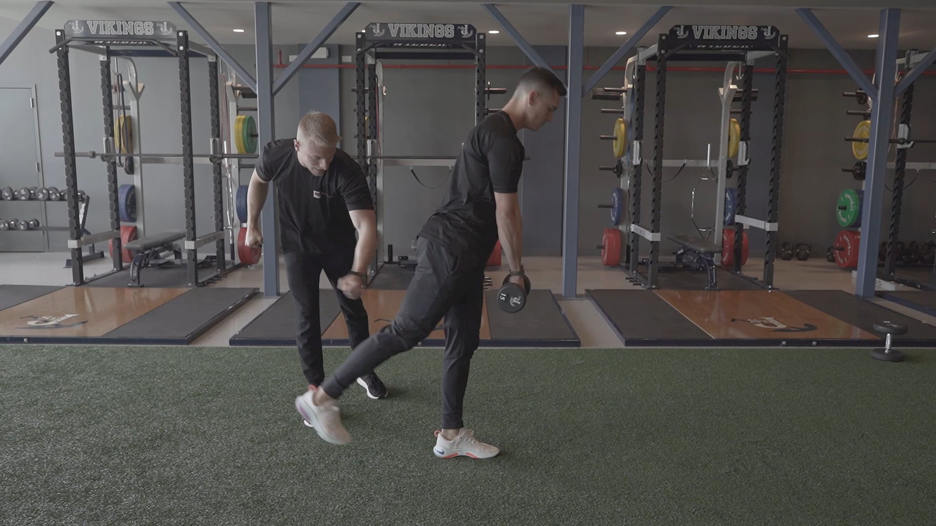 Single Leg RDL 1 Dumbbell ID on Vimeo