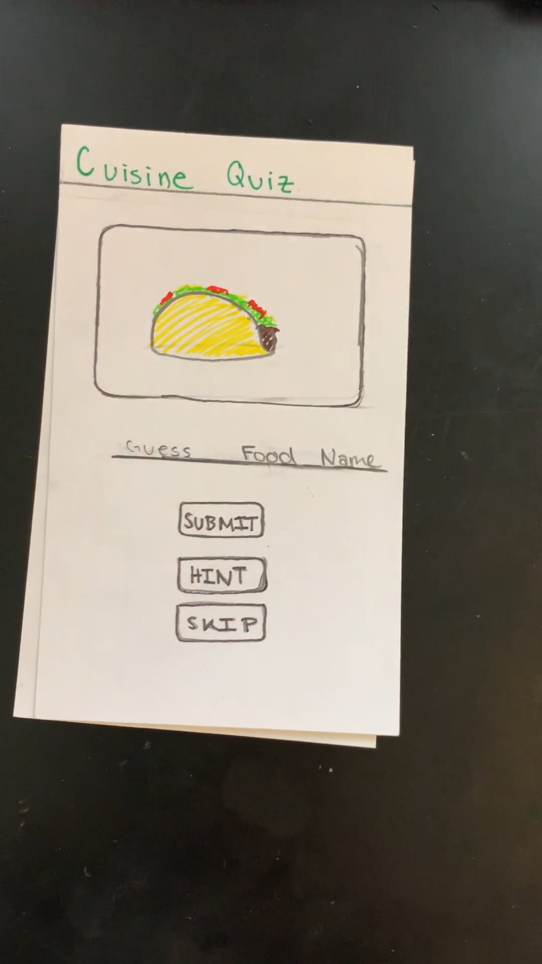 Android Paper Prototype on Vimeo