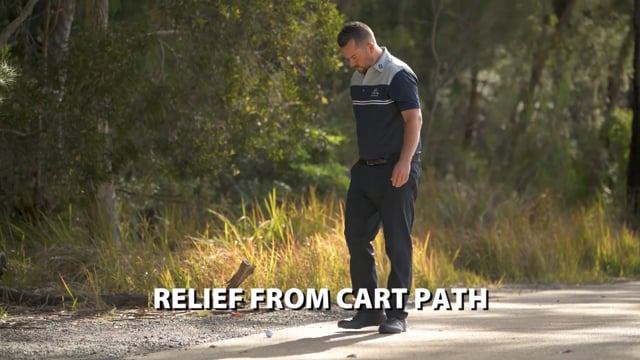 Relief from Cart Paths