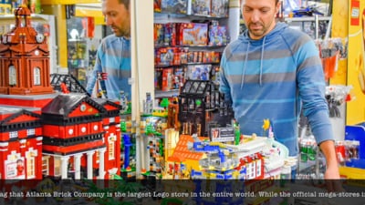 Store creates Lego replica of Historic Courthouse