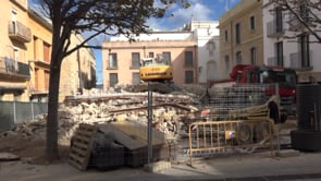 S'acaba l'enderroc de l'edifici a tocar de la Plaça Avi Xaxu