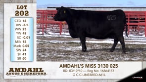 Lot #202 - AMDAHL'S MISS 3130 025