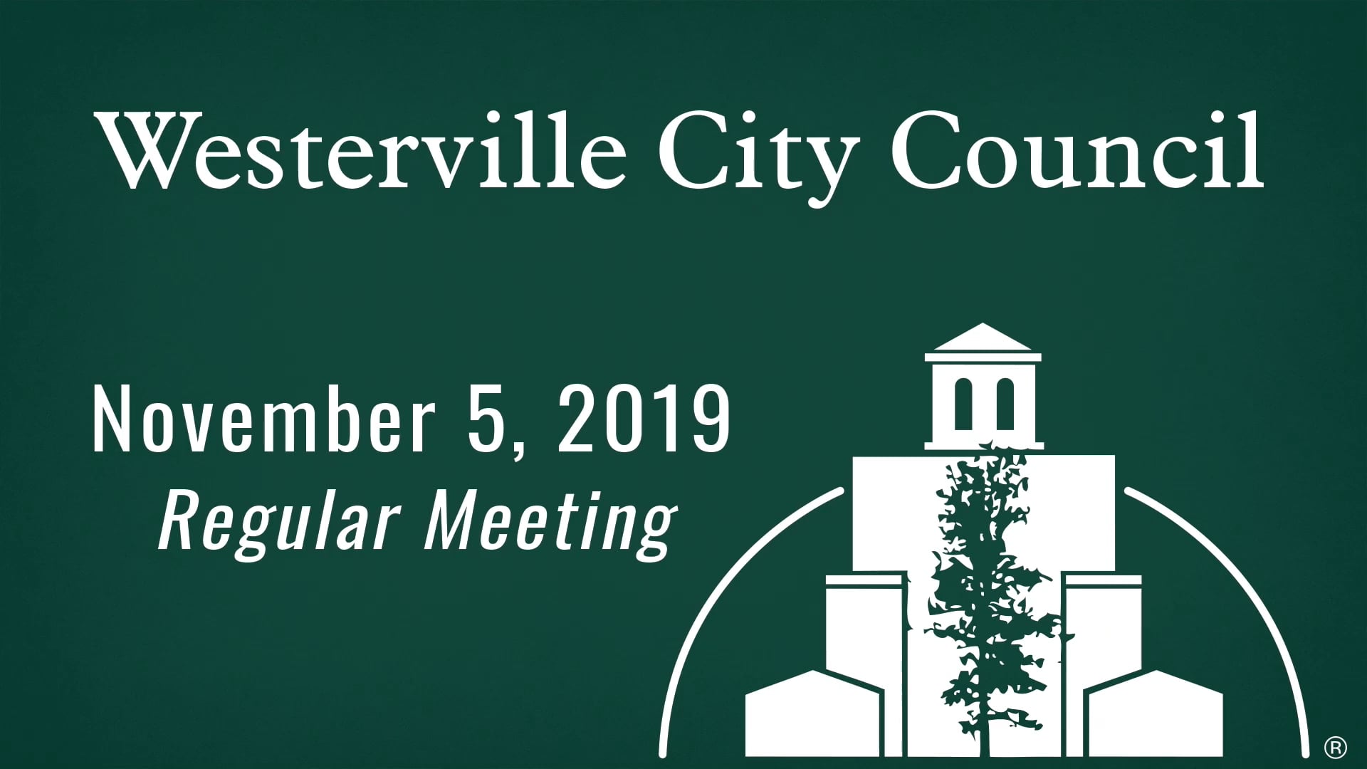 Westerville City Council: Nov. 5, 2019