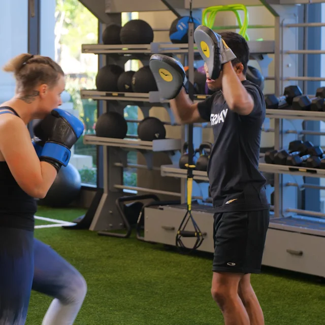 La fitness with discount punching bags near me