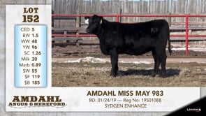 Lot #152 - AMDAHL MISS MAY 983