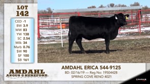 Lot #142 - AMDAHL ERICA 544-9125