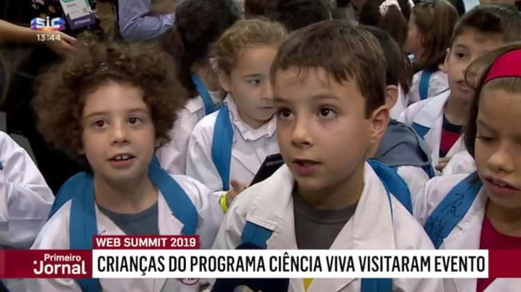 Escola Ci ncia Viva no Web Summit 2019 SIC Not cias