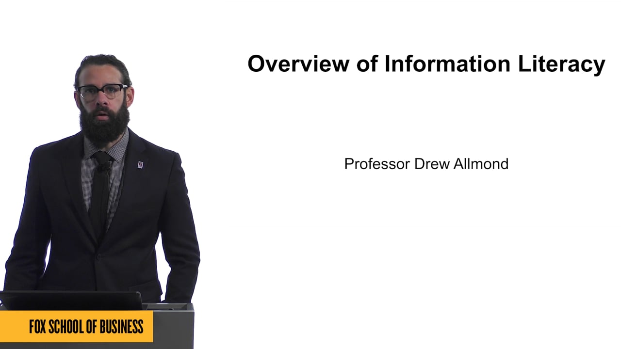 61630Overview of Information Literacy
